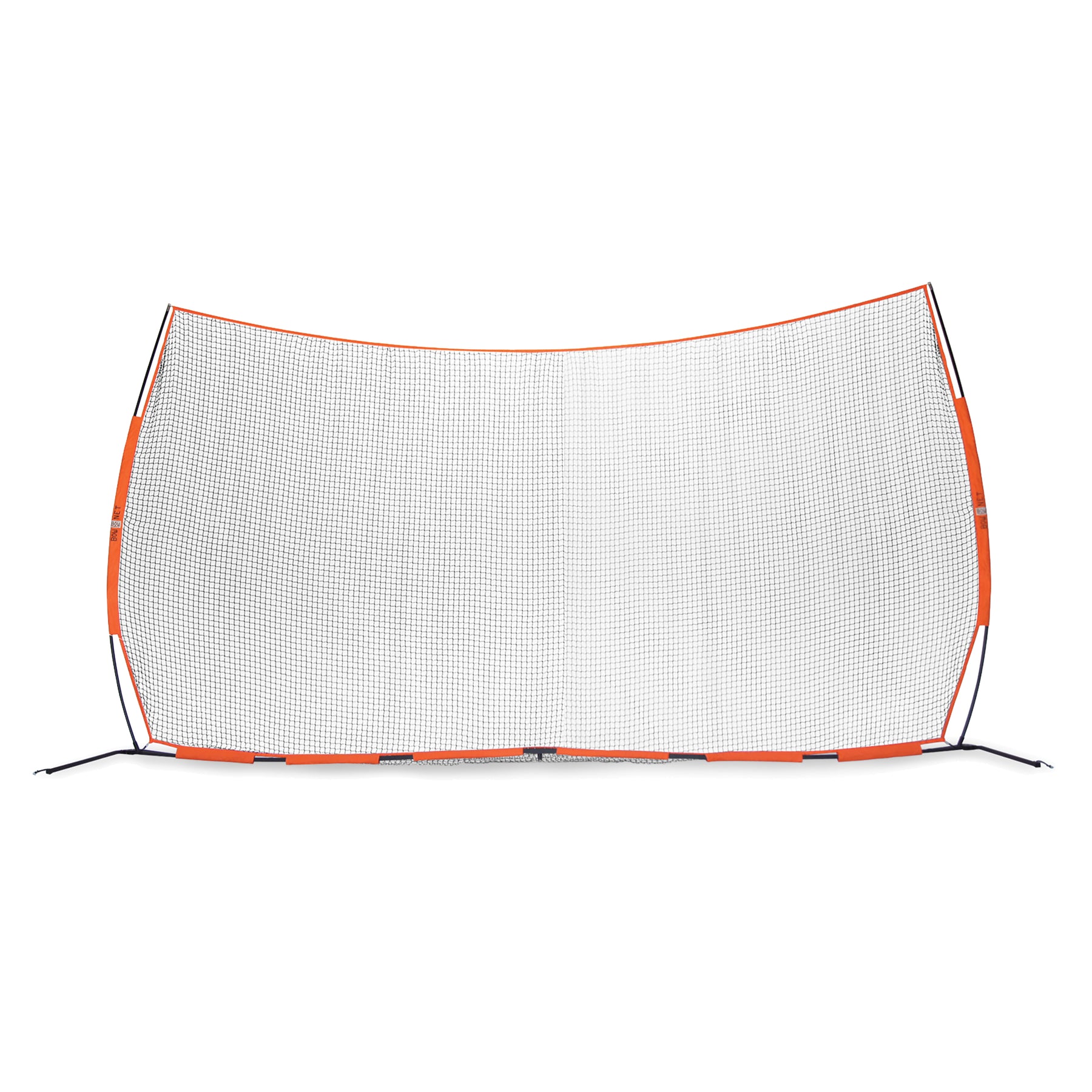Bownet 21.5x11.5 ft barrier net showing portable design on white background