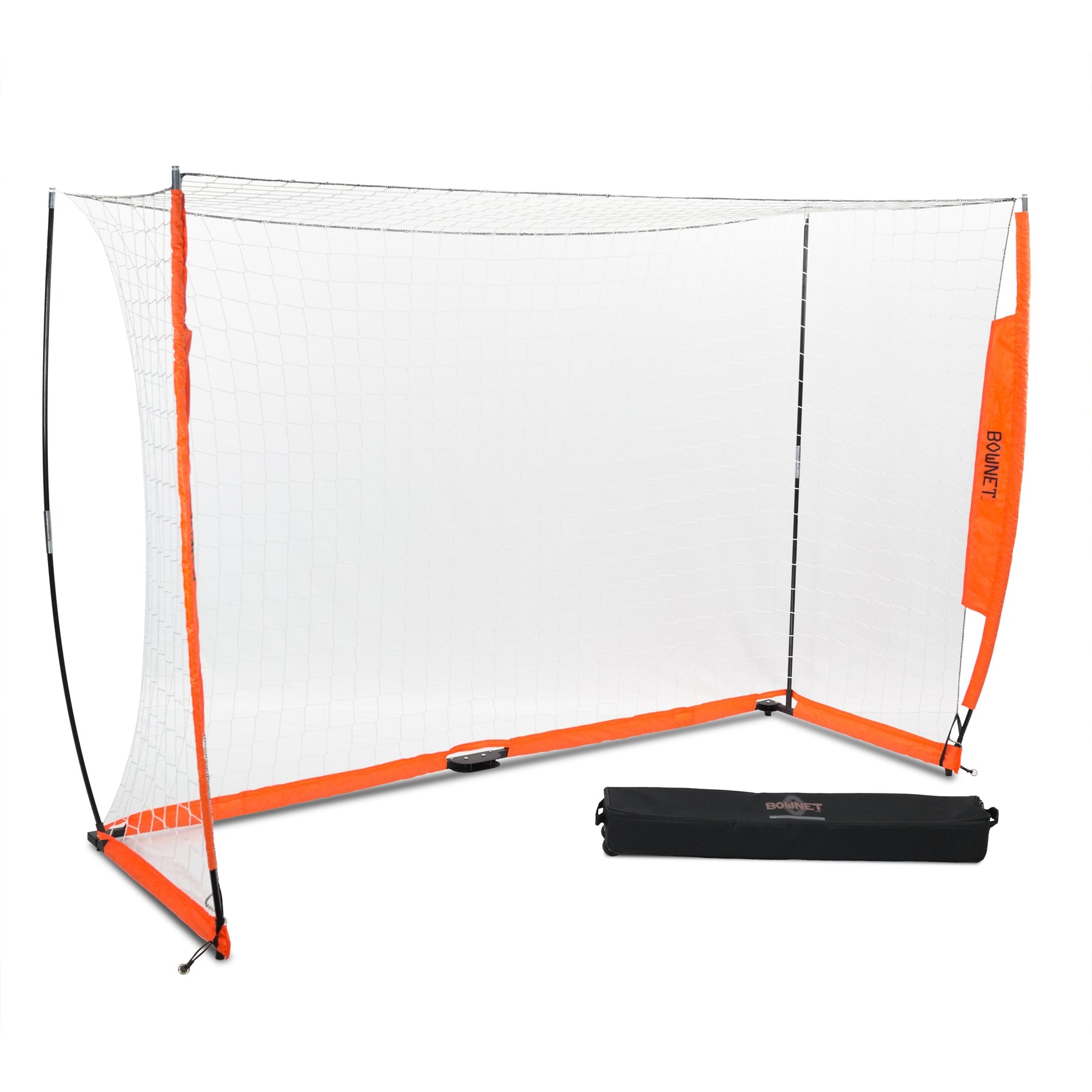 Futsal Goal quarter angle view showing net structure portable FIFA