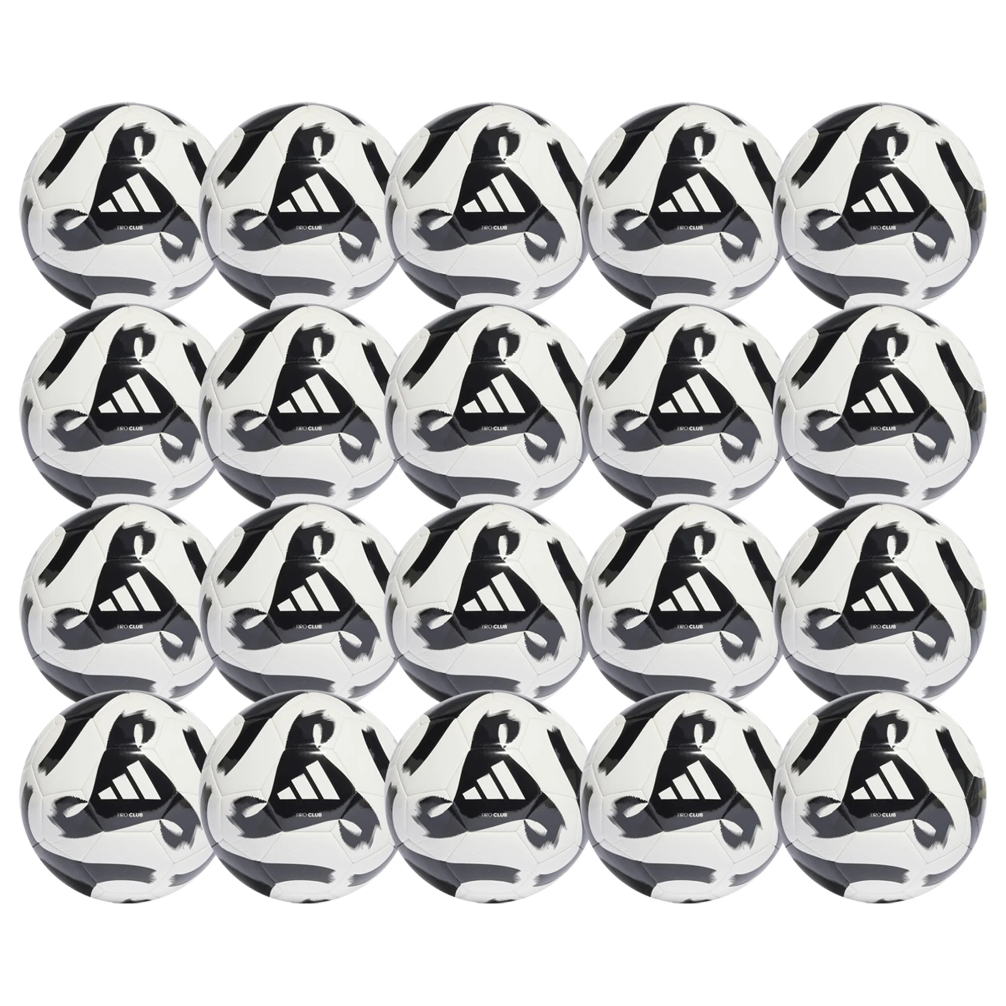 Adidas Tiro Club 20pk Ball Pack - White/Black