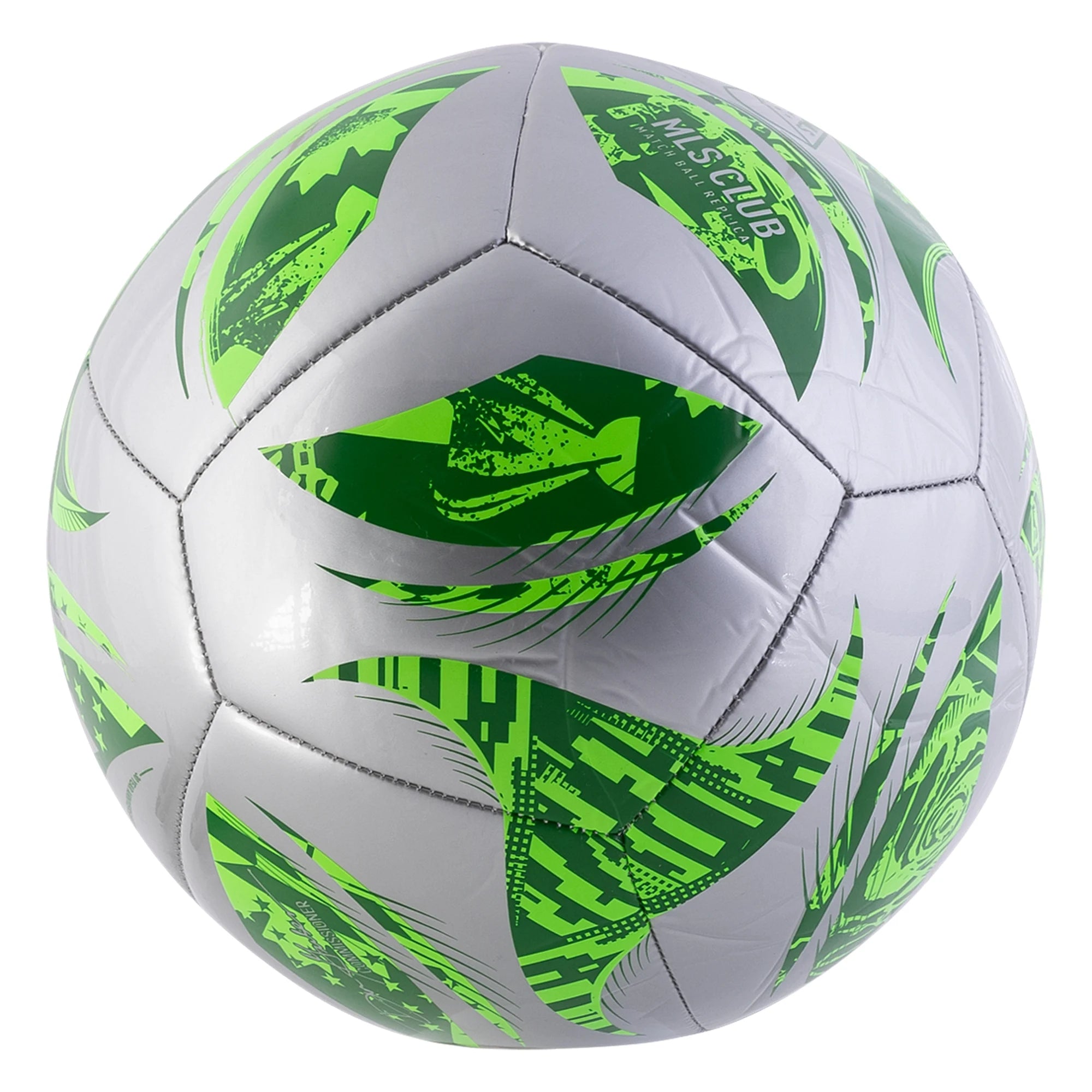 Adidas MLS Club Soccer Ball 2025 - Silver/Green