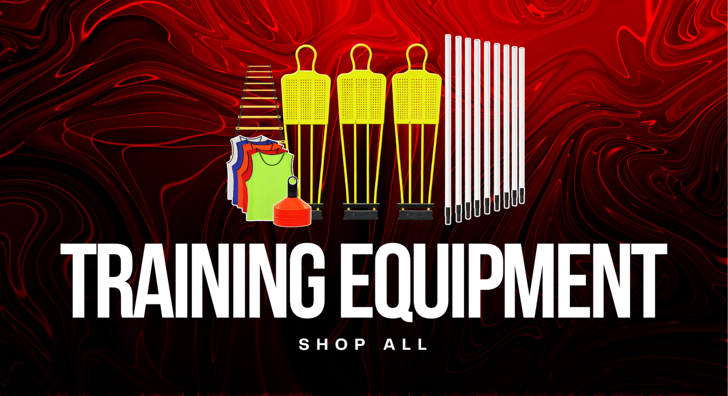 Soccer training equipment collection at Footbix
