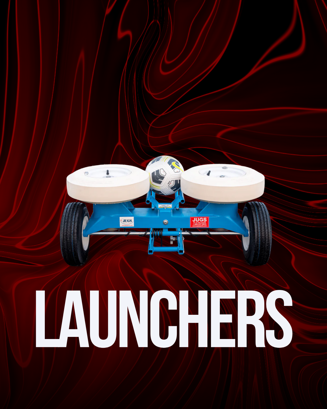 Soccer ball launcher machines for automated training and practice