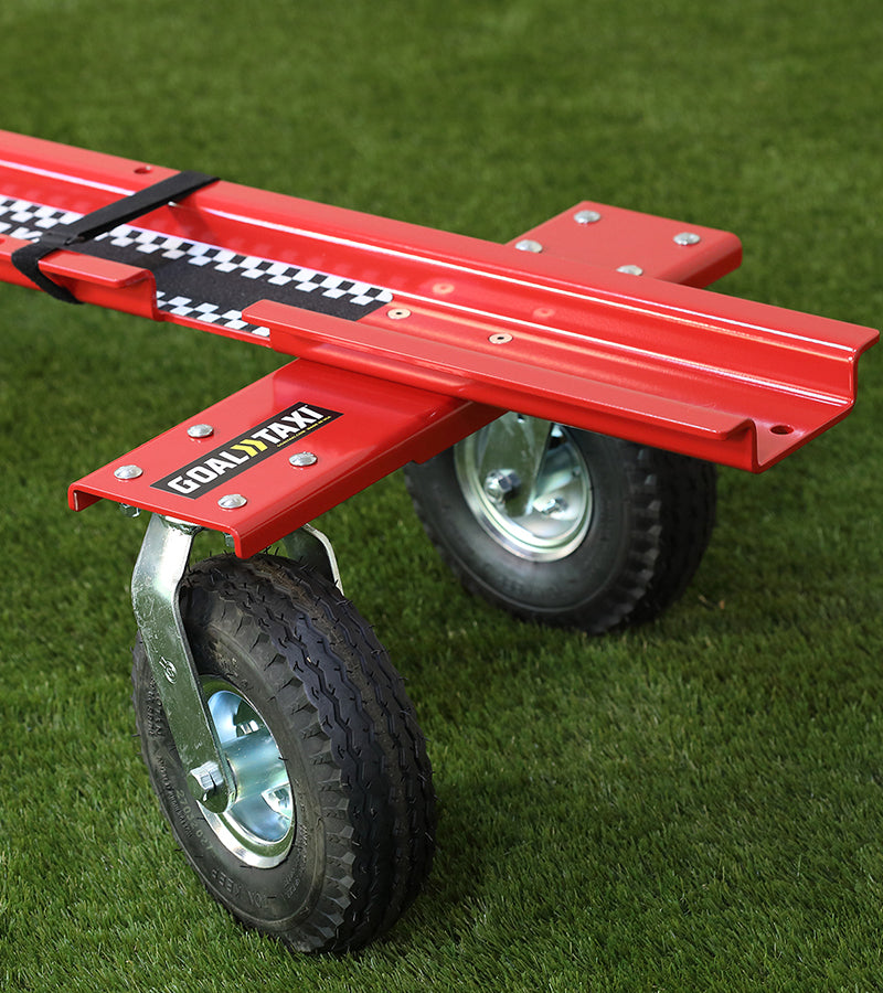 Goal Taxi Max equipment dolly showing universal platform for various equipment