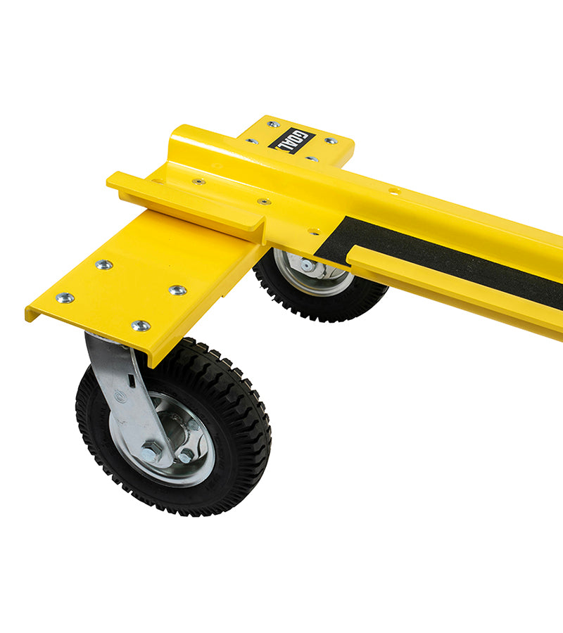 Goal Taxi aluminum sports equipment mover with 8-inch swivel wheels for team training and practice