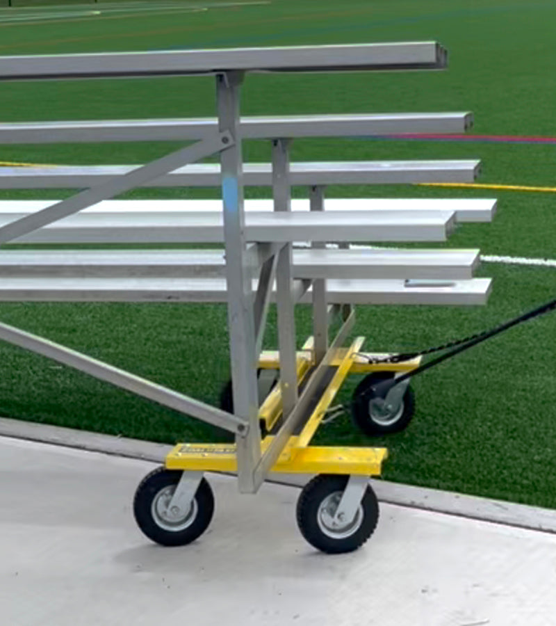 Goal Taxi aluminum sports equipment mover with 8-inch swivel wheels for team training and practice