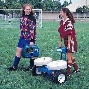 Soccer Ball Machine setup field use training
