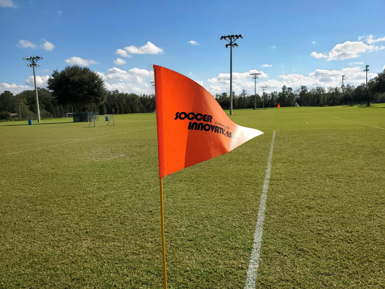 Soccer Innovations Orange Fiberglass Corner Flag