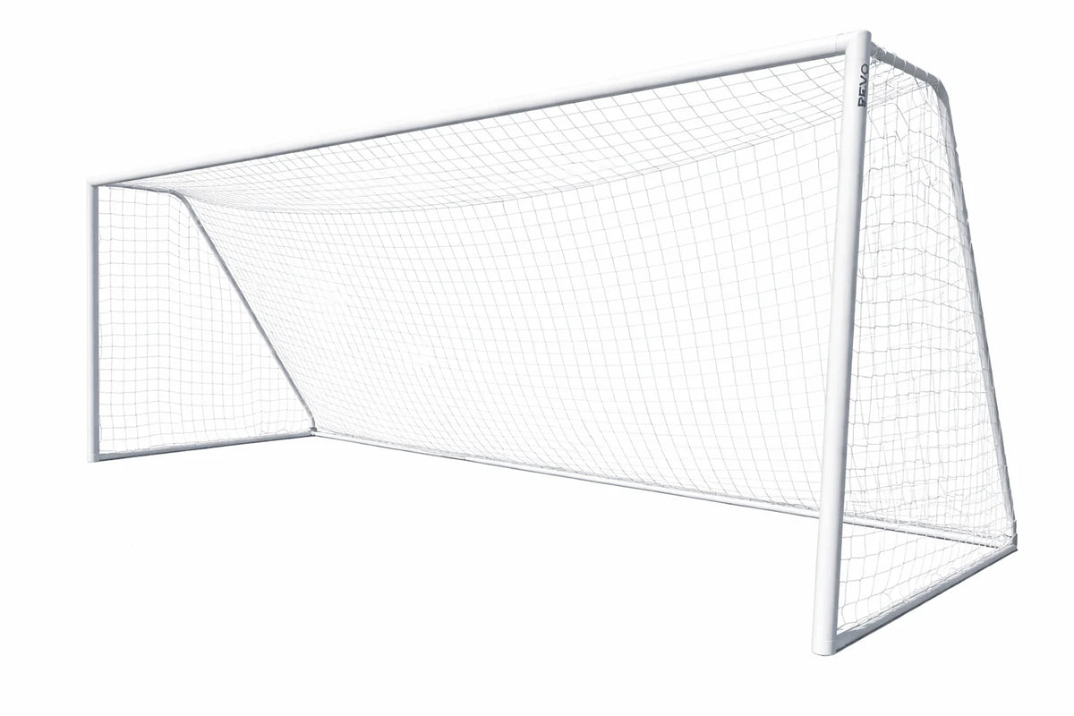 Channel series soccer goal showing built-in channel system for fast net attachment