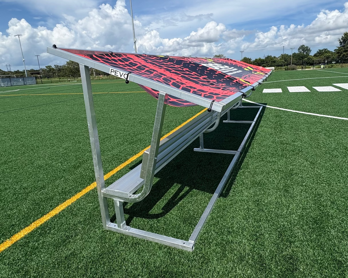 PEVO Covered Soccer Team Bench: pevo covered soccer team bench professional soccer equipment