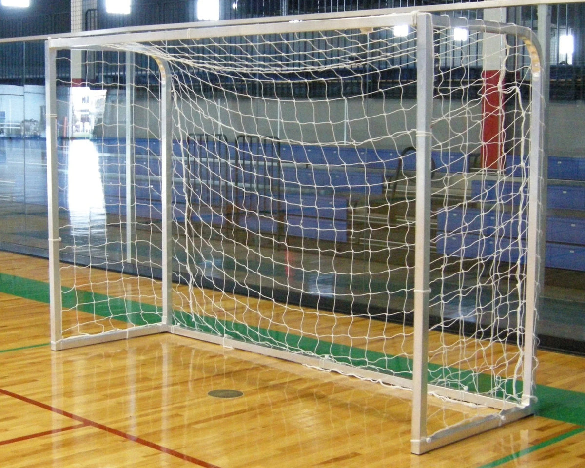 Portable PEVO Training Futsal Goal with quick push-button assembly and disassembly capability