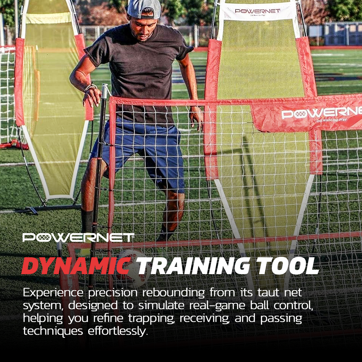 Rebounder trainer demonstration field use