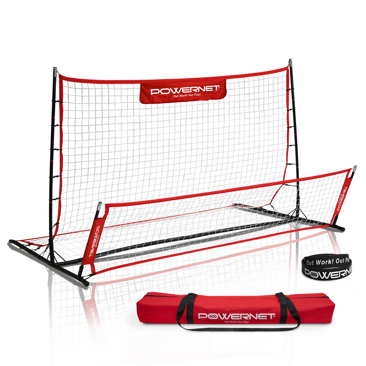 Soccer Rebounder 6x4 training net dual-surface