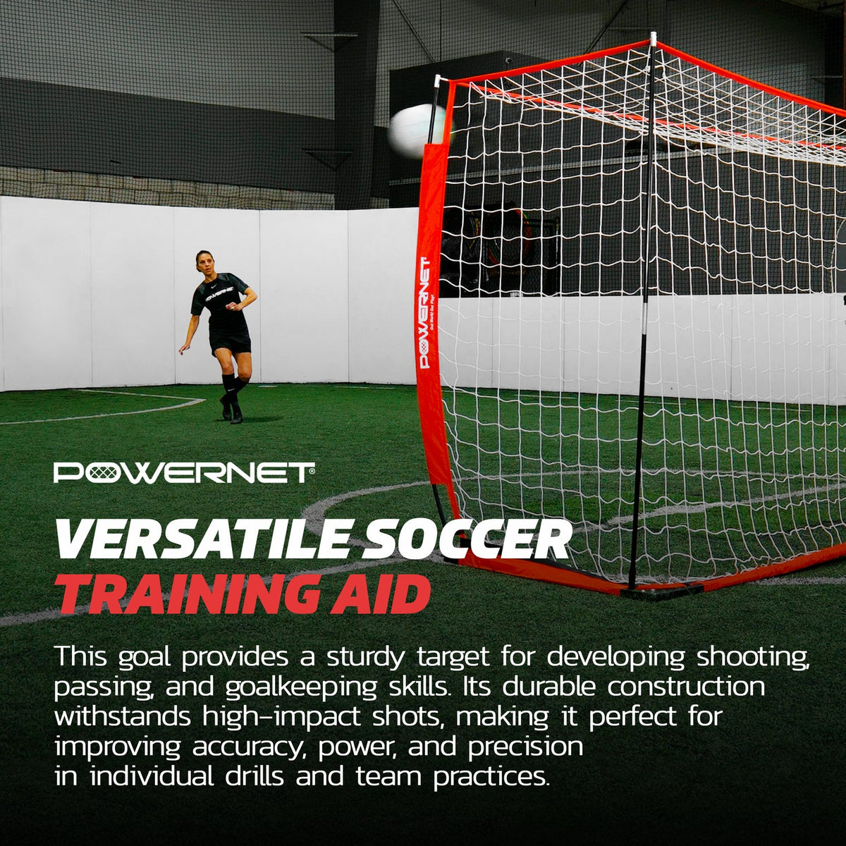Soccer Goal assembled professional training setup