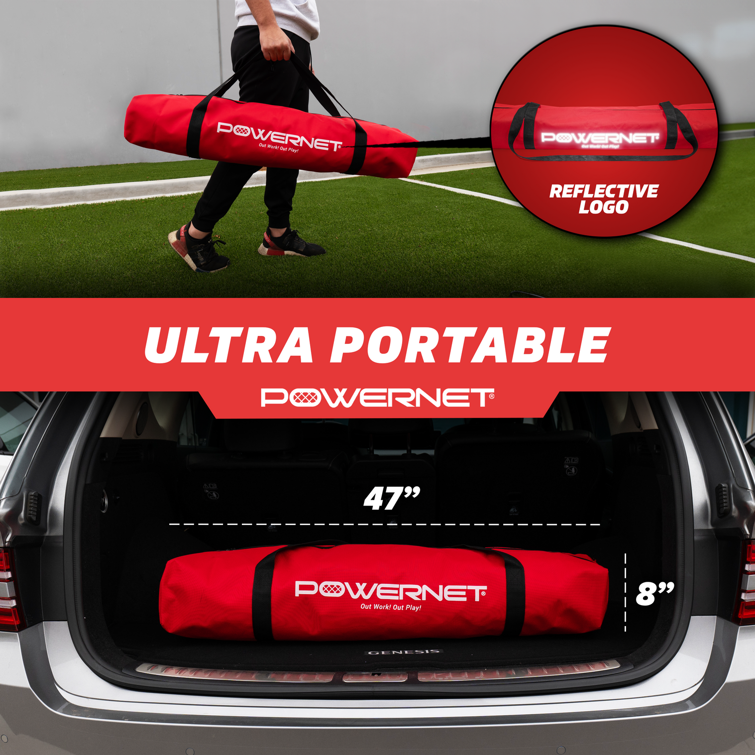 Popup Goal compact frame easy transport carry bag storage