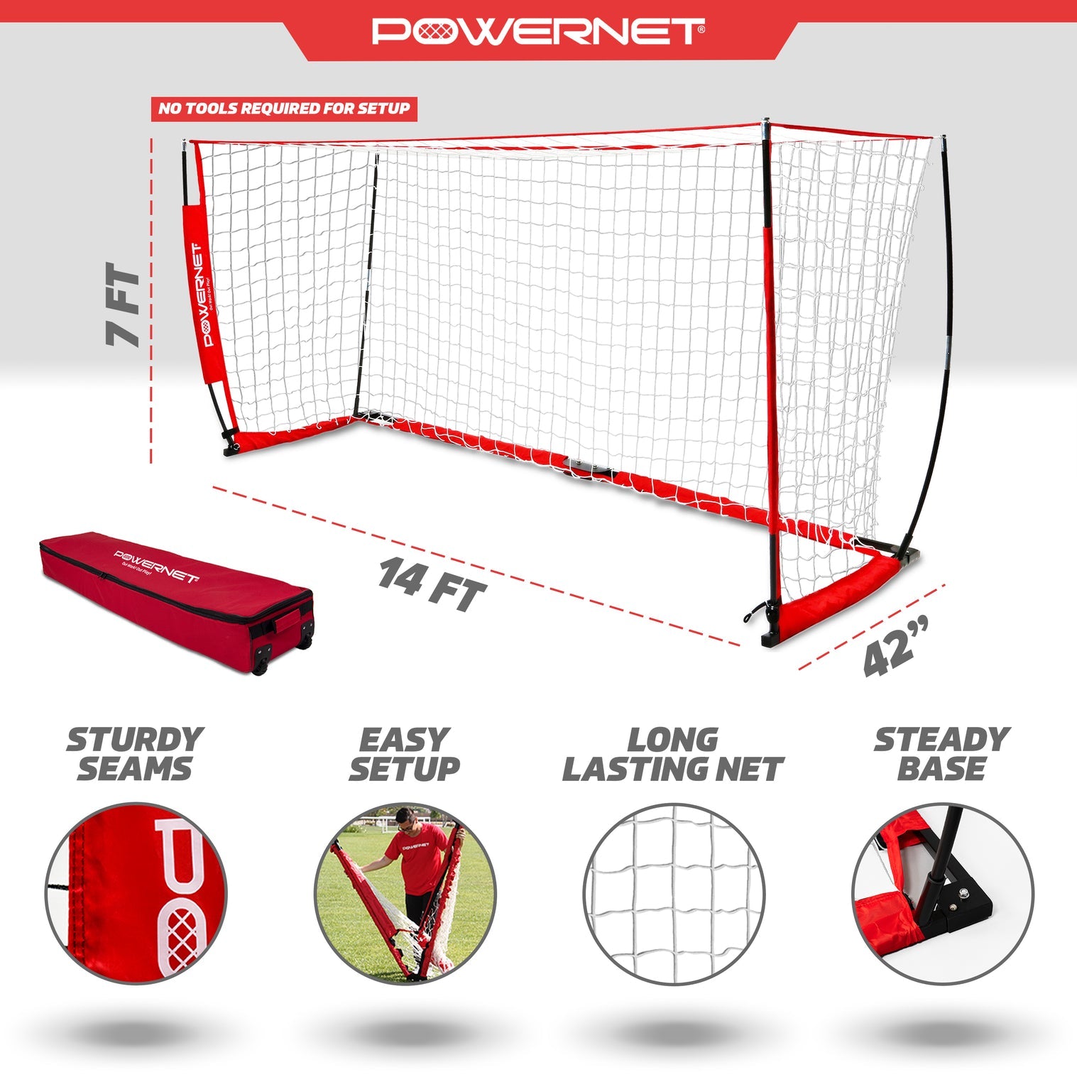 Soccer Goal detailed angle frame construction