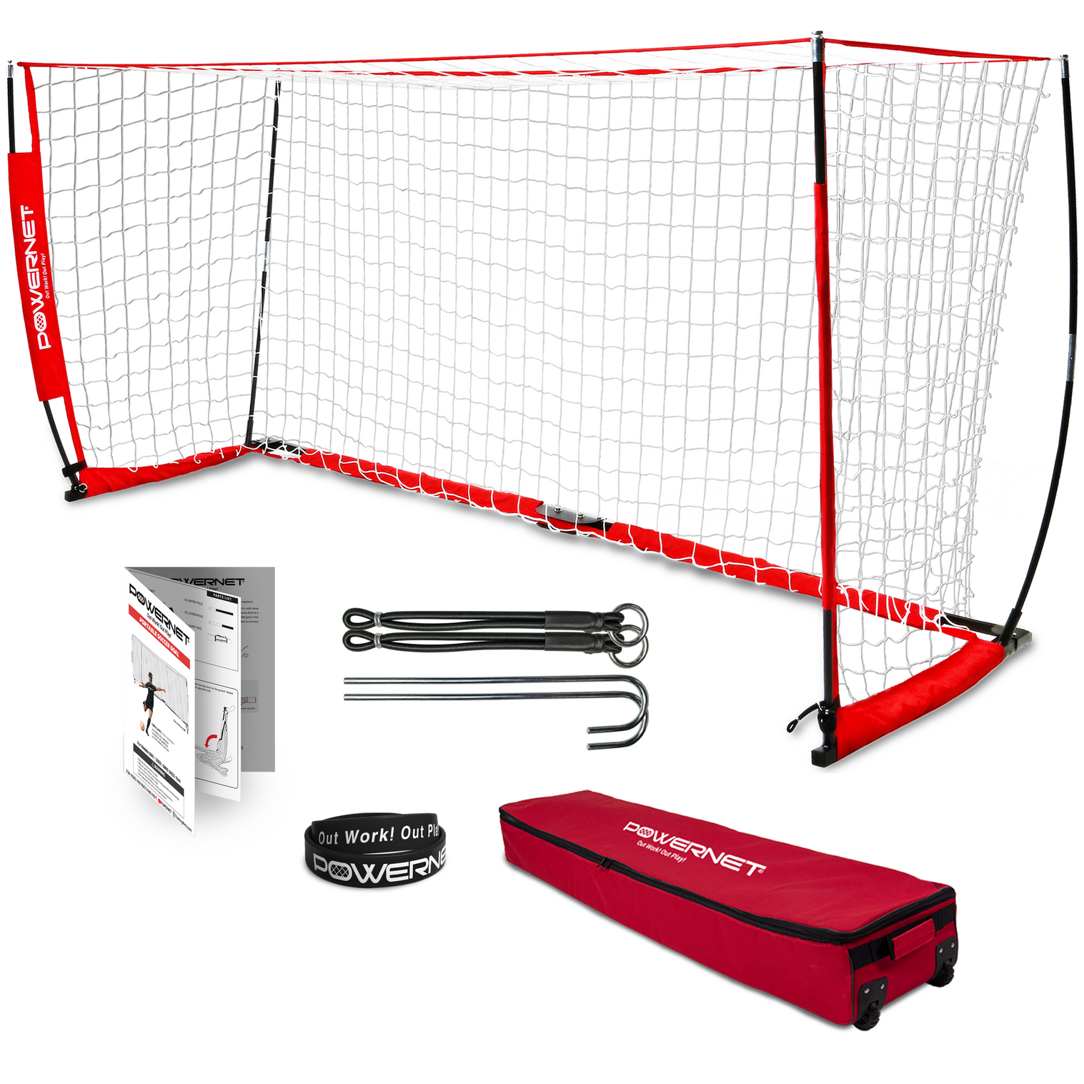 Portable Soccer Goal 14x7 feet large frame design