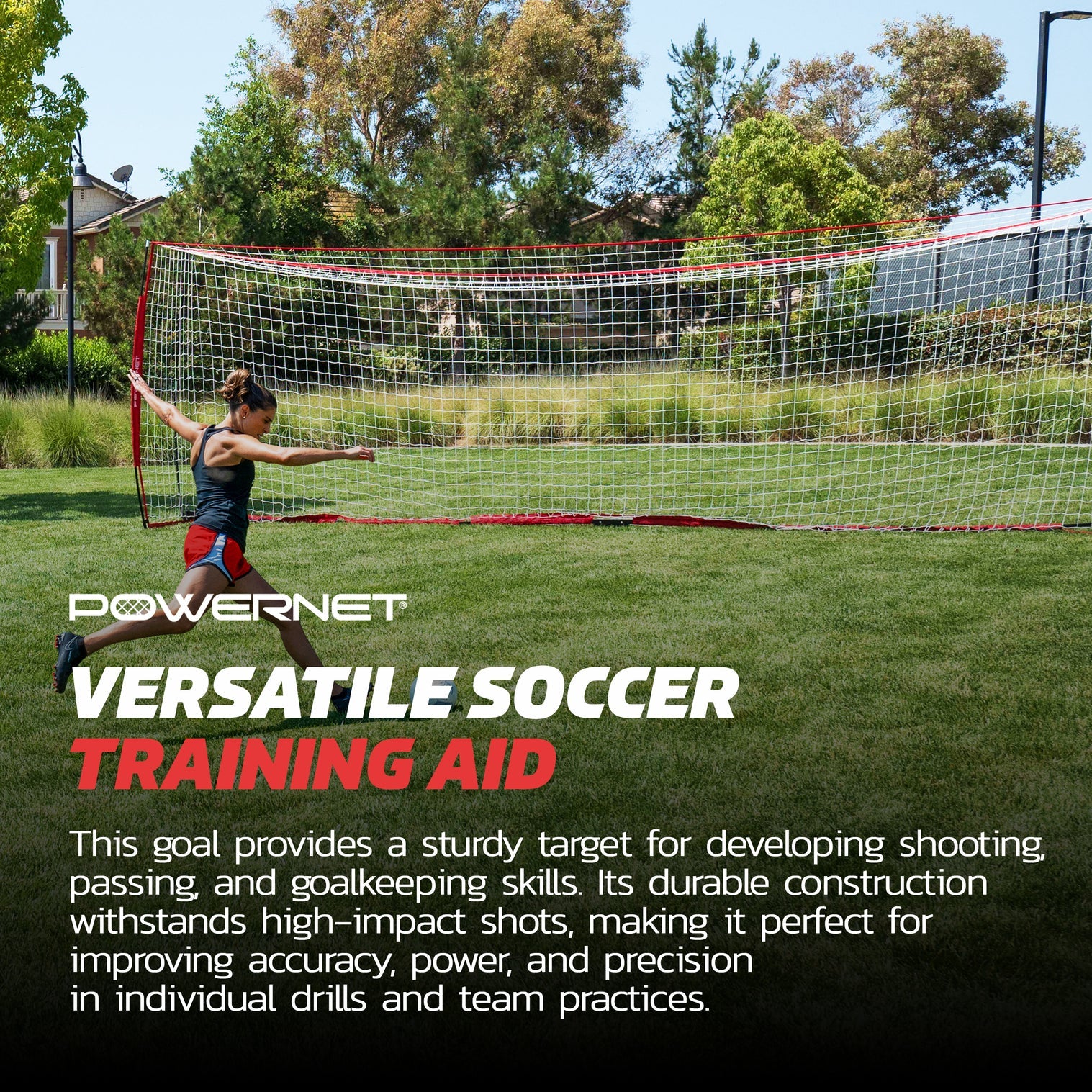 Soccer Goal training setup outdoor practice
