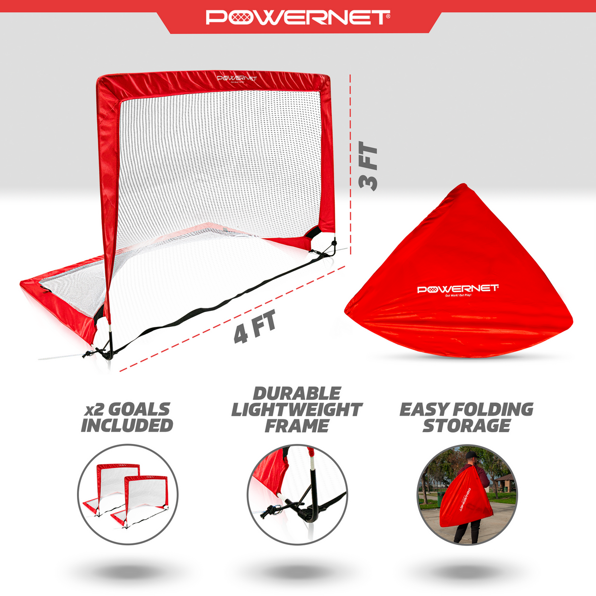 Popup Goal angle view frame construction
