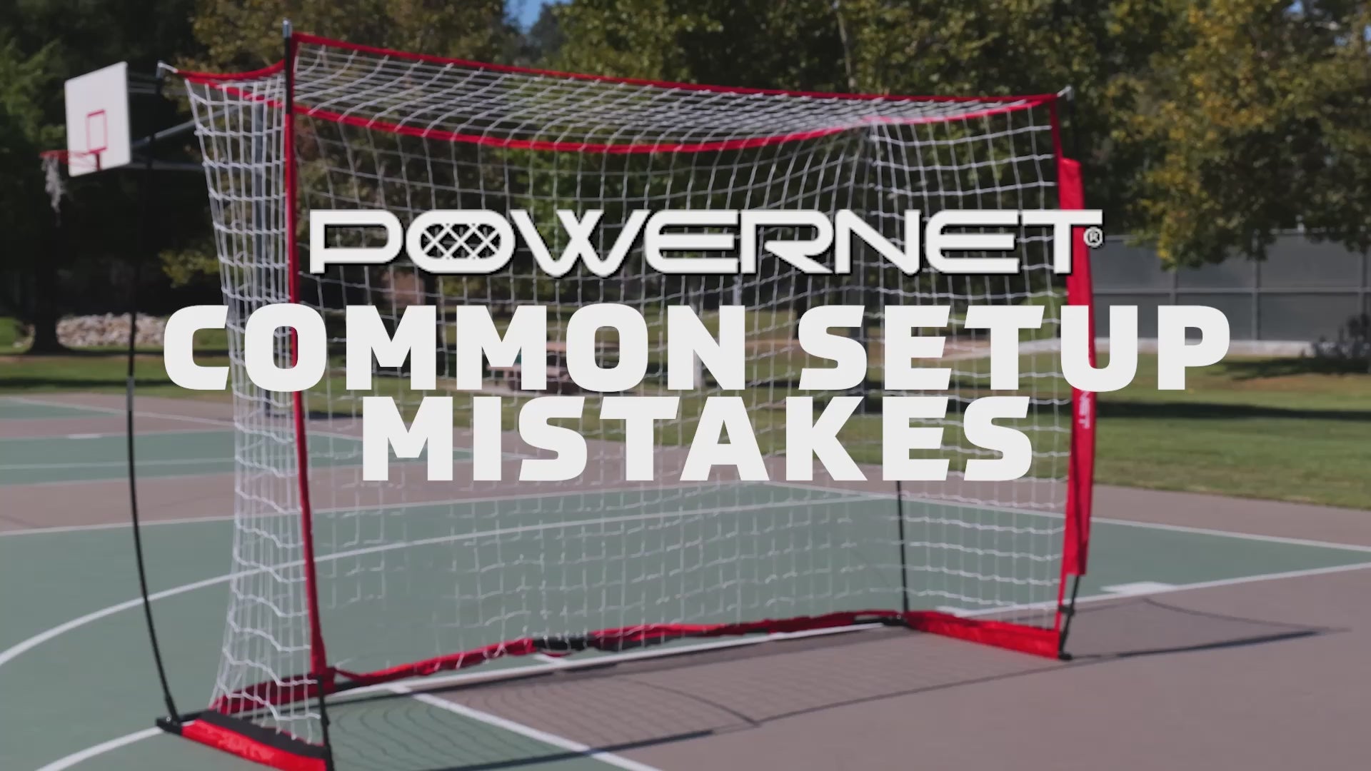 Load video: Powernet Portable 14x7 FT Soccer Goal