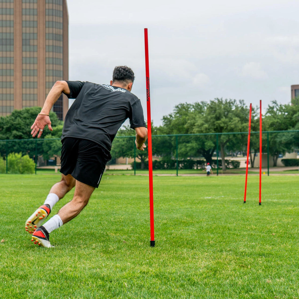 Soccer Innovations 25mm speed pole 12-pack training set Soccer Speed Pole training equipment