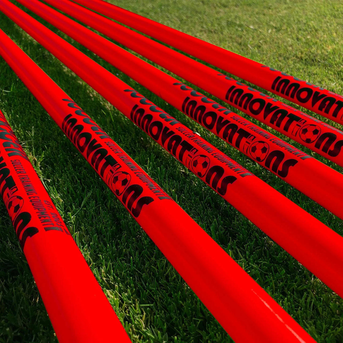 Soccer Innovations 25mm speed pole 12-pack training set Soccer Speed Pole training equipment
