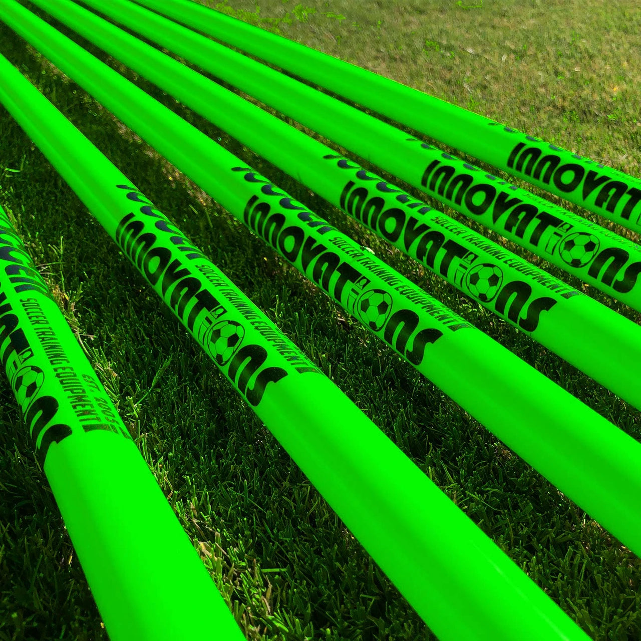 Soccer Innovations 25mm Soccer Speed Pole Set (6-Pack) training equipment for soccer