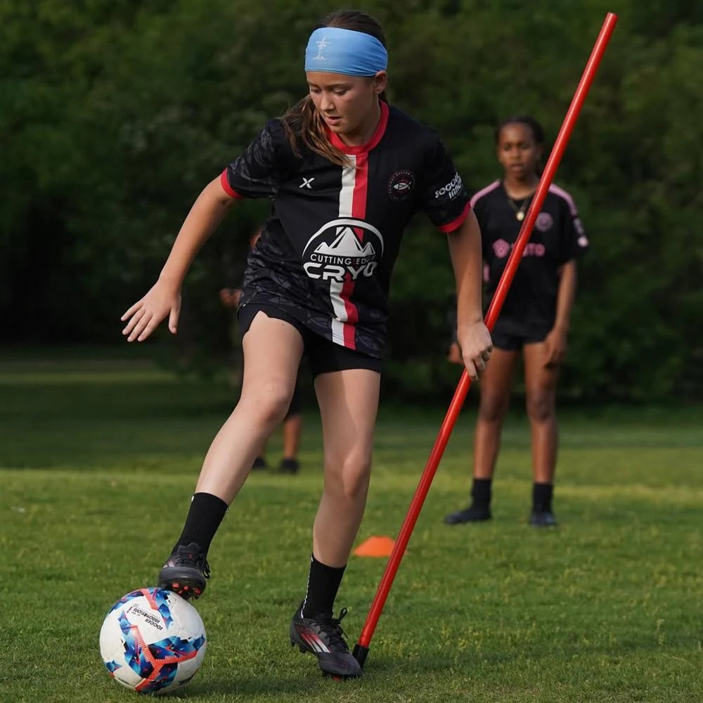 Soccer Innovations 25mm Soccer Speed Pole Set (6-Pack) training equipment for soccer