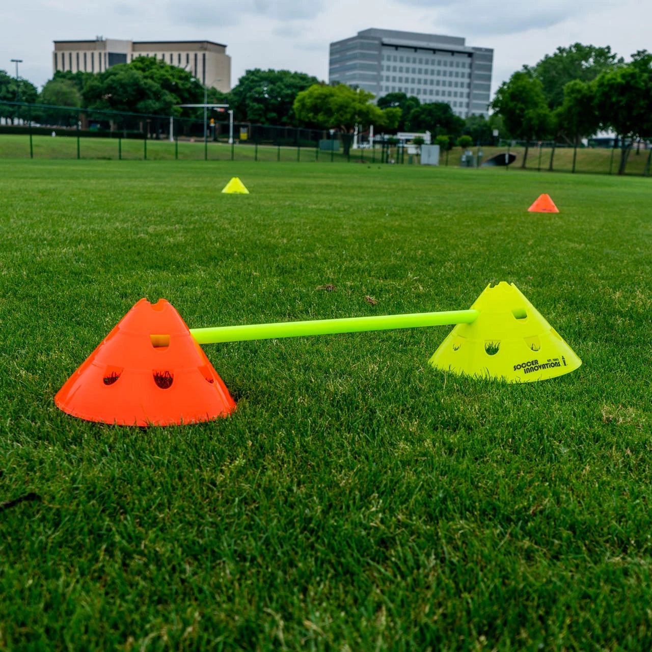 Soccer Innovations 3-position cone convertible hurdle training Soccer Cones training equipment