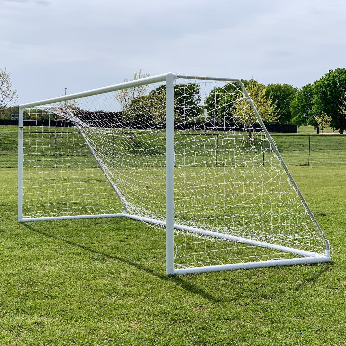 Soccer Innovations 6.5x18.5 Premier Park Goal | Made in USA: Premier Park goal frame view 1
