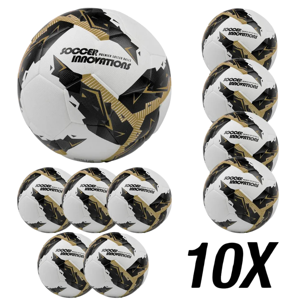 NFHS-approved professional soccer match ball with waterproof construction for team training and practice