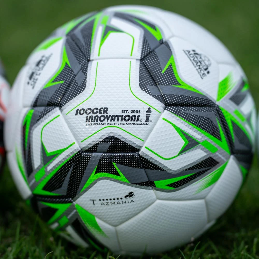 Soccer Innovations Green Tazmania - 10 Pack NFHS-approved match quality soccer ball