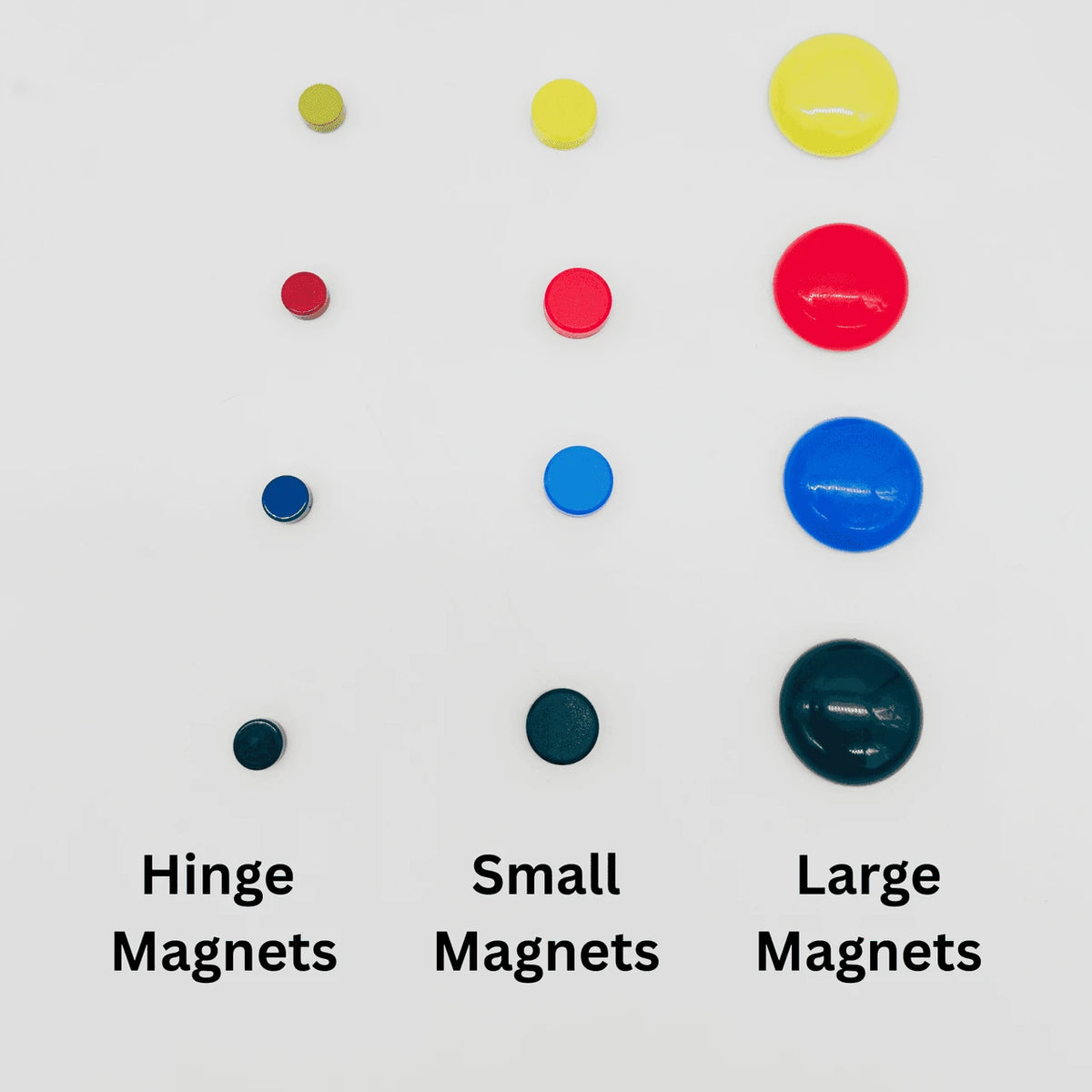 Hinge tactic board replacement magnets small and large sizes plastic