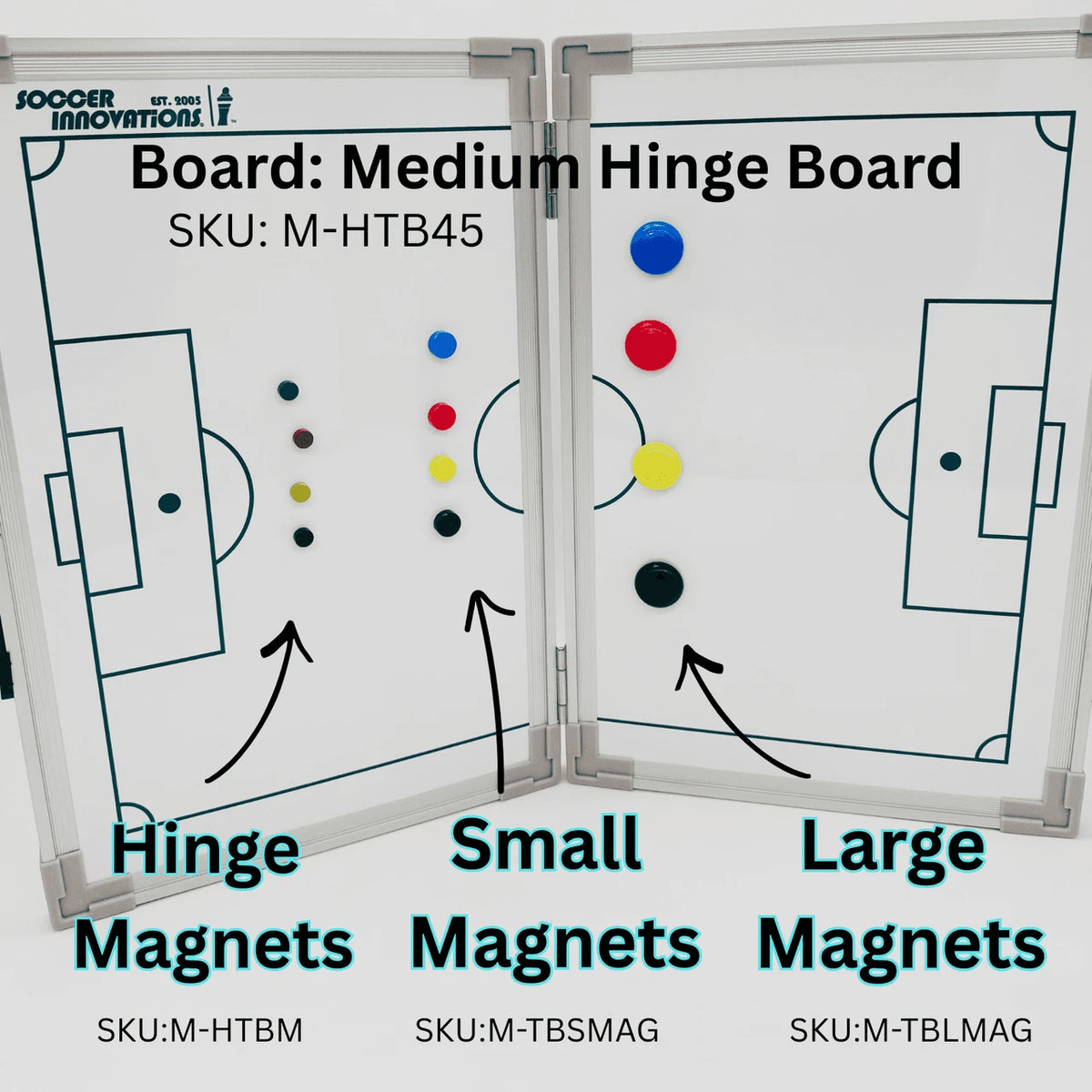 Hinge tactic board replacement magnets small and large sizes plastic