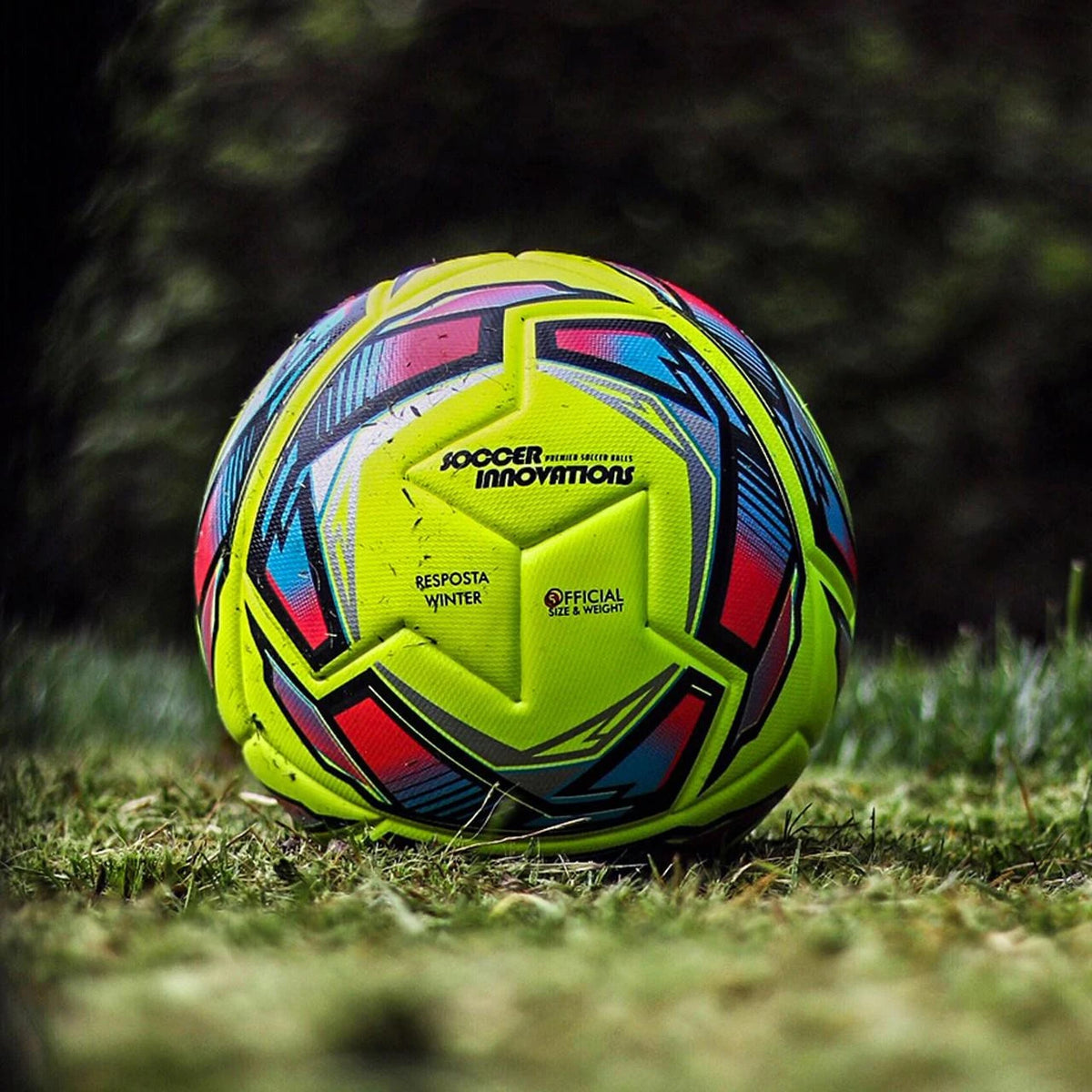 Inverter FIFA quality-approved thermo soccer ball showing yellow color and finish