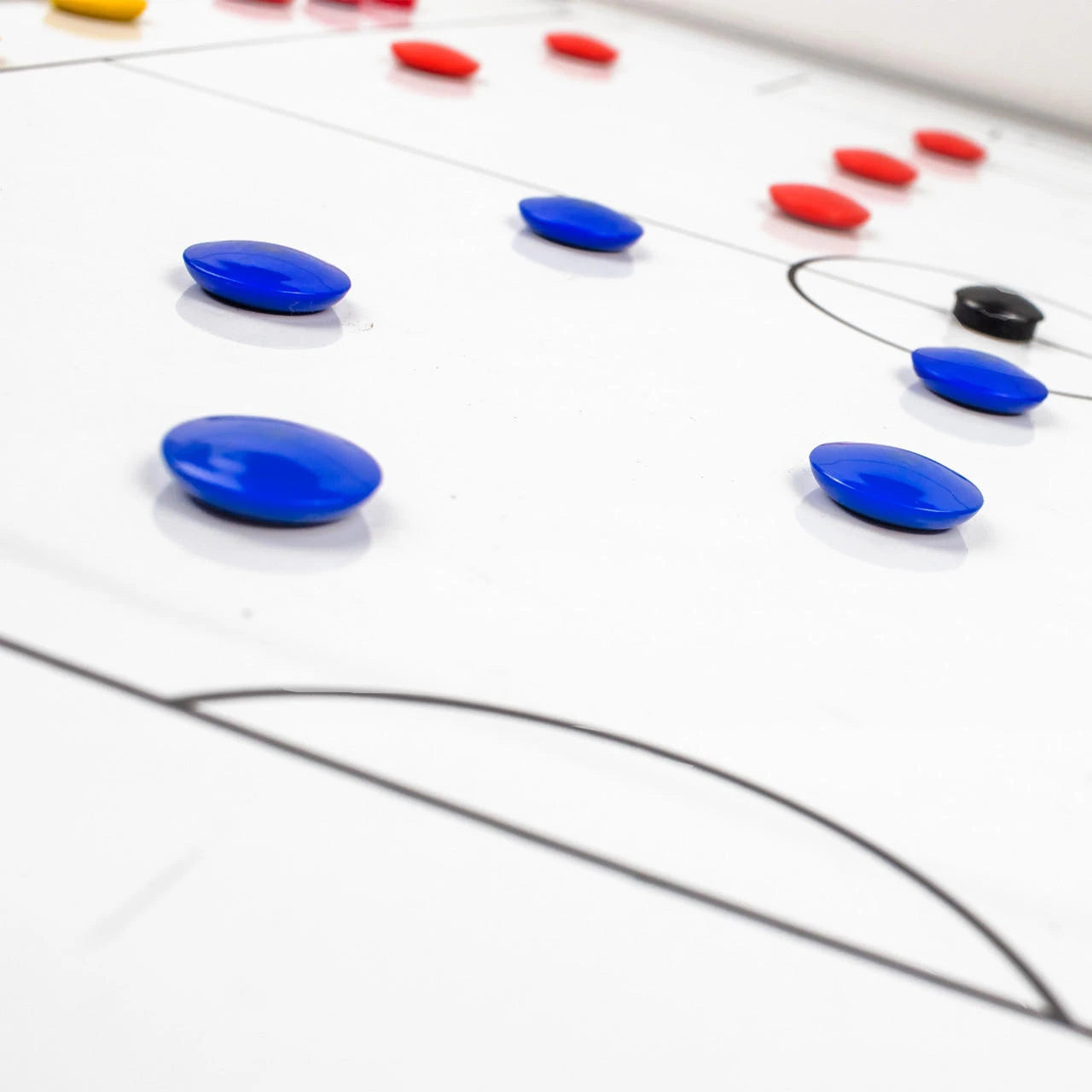 Large tactics board replacement magnets 26 pieces red blue yellow colors