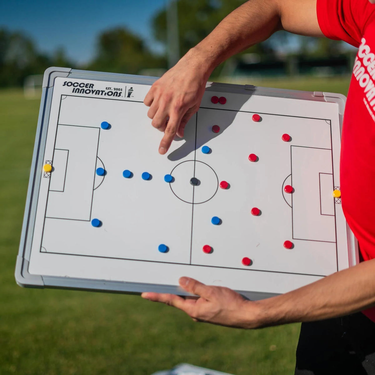 Magnetic tactics board double-sided aluminum frame coaching planning