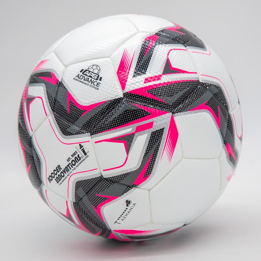 Soccer Innovations NFHS Pink Tazmania Match Ball: pink NFHS Tazmania soccer ball