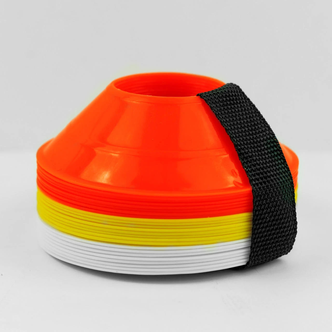 Pocket mini cones set with cone strap multicolor organized training