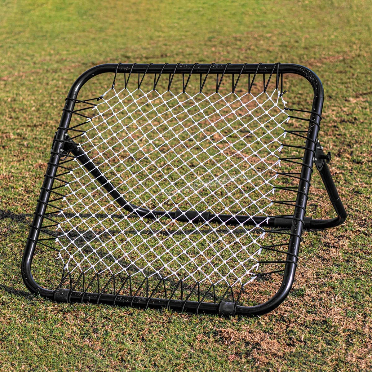 Rocket rebounder 1-meter square adjustable-angle aluminum frame with UV-coated netting