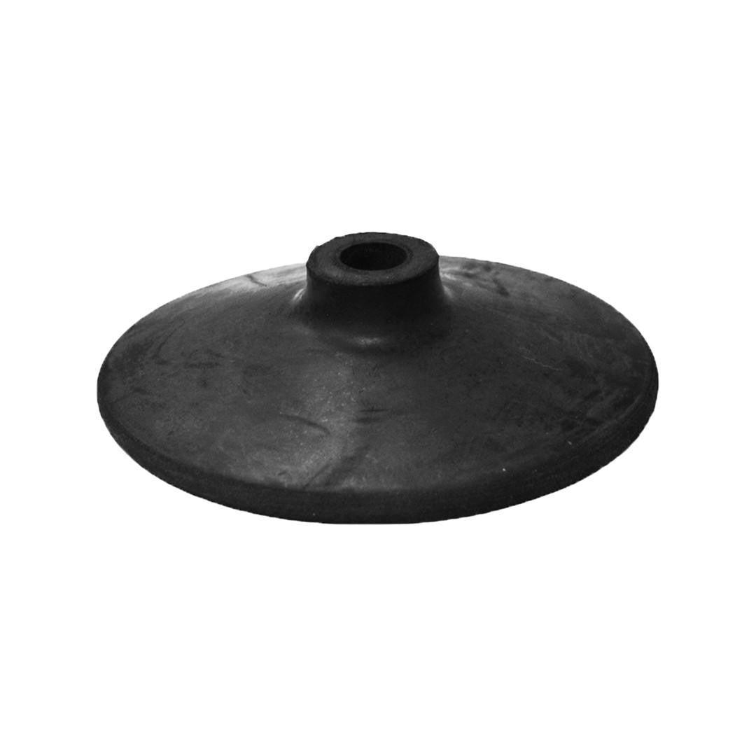 Soccer Innovations Rubber Turf Soccer Base for CF's/Agility Poles: rubber turf base angle view