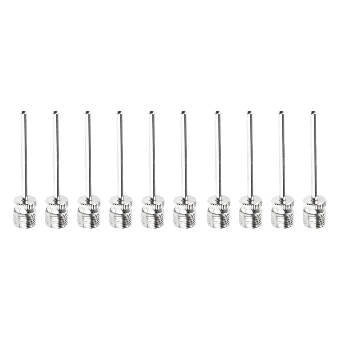 Soccer ball pump inflation needle set of 25 bulk hand pump compatible