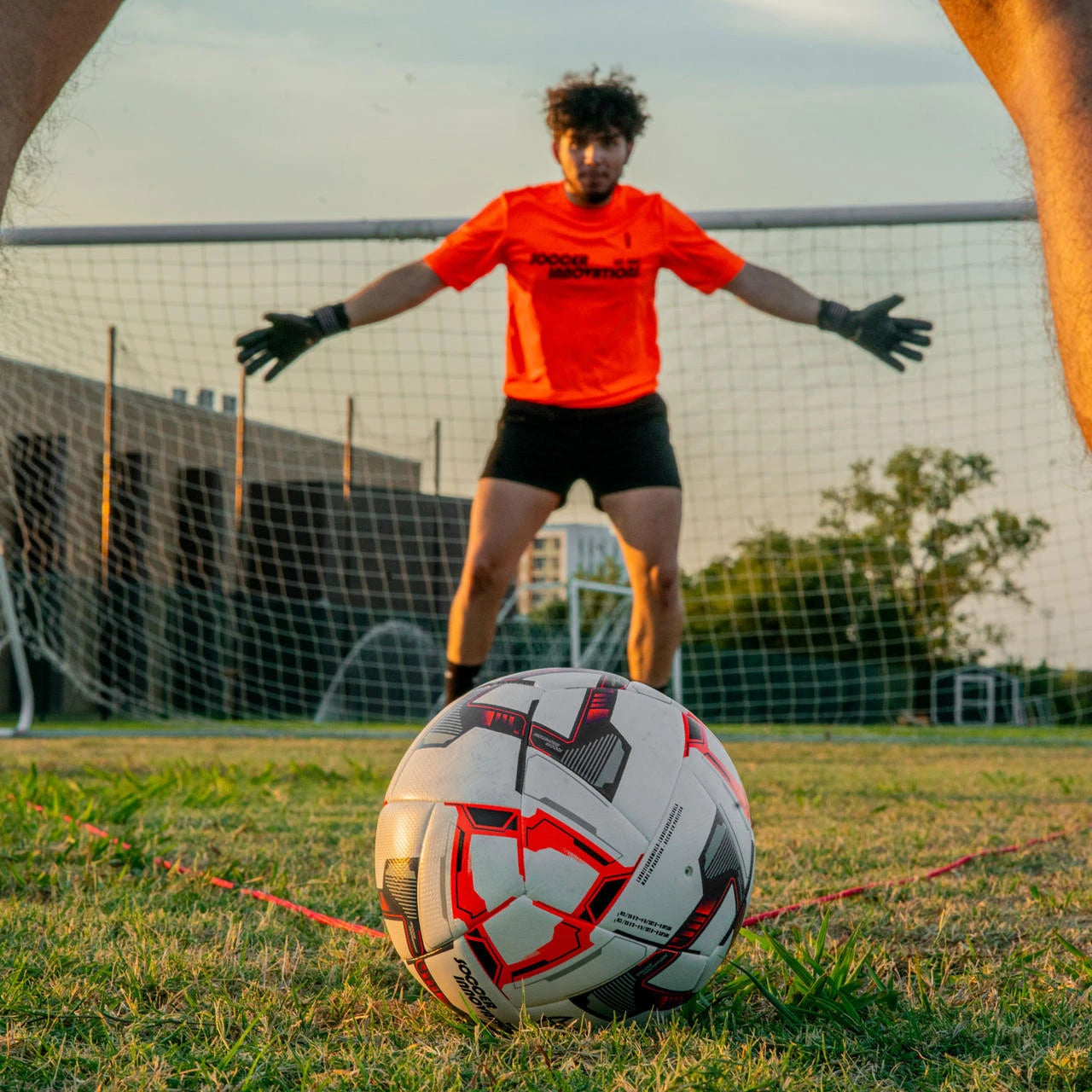 Soccer GK angle ball visual training tool goalkeeper positioning angles
