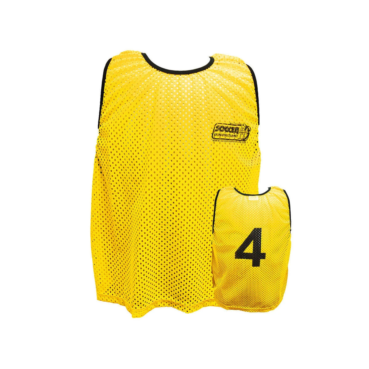 Numbered training vests 1-18 set of 18 breathable mesh squad management