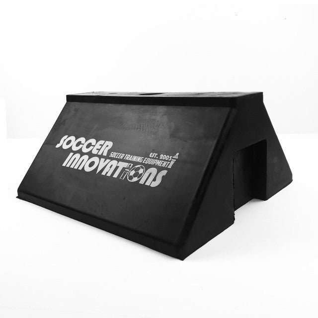 Soccer Innovations Soccer Wall Youth & Mini Turf Base: youth mannequin base fit view