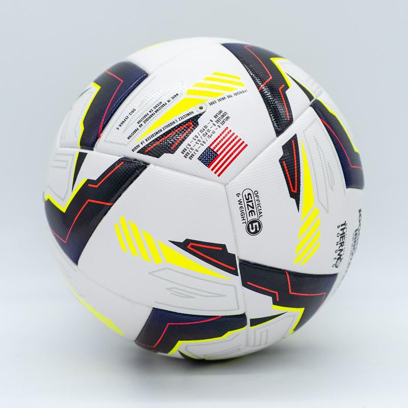 Zephyr thermo soccer ball size 5 with 24-panel premium construction design