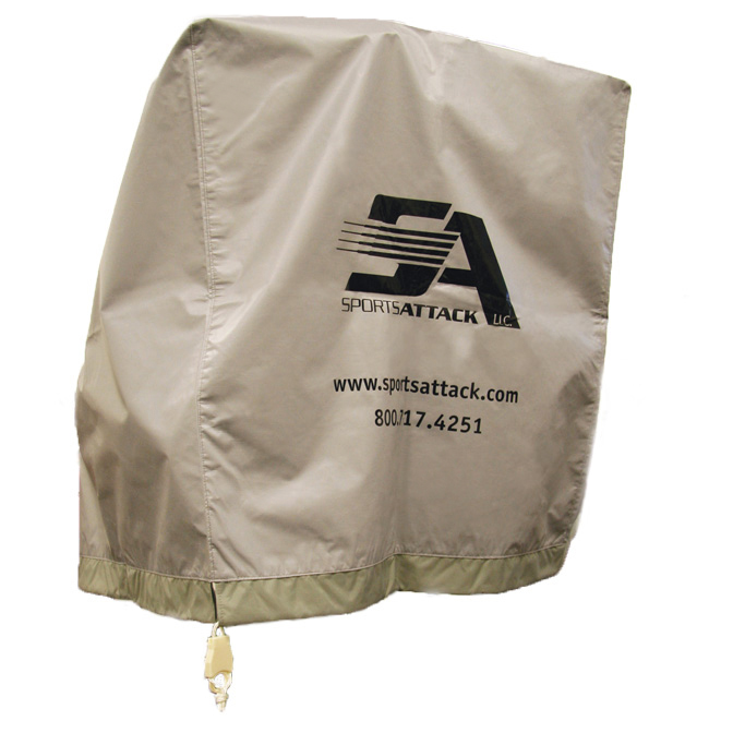 Sports Attack premium vinyl machine cover weather protection for soccer training