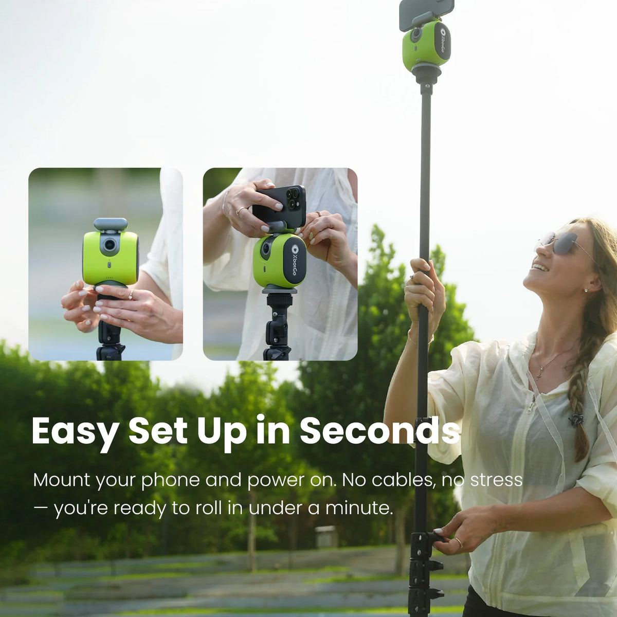 XbotGo Chameleon auto-tracking sports camera jersey number detection AI sports video recording