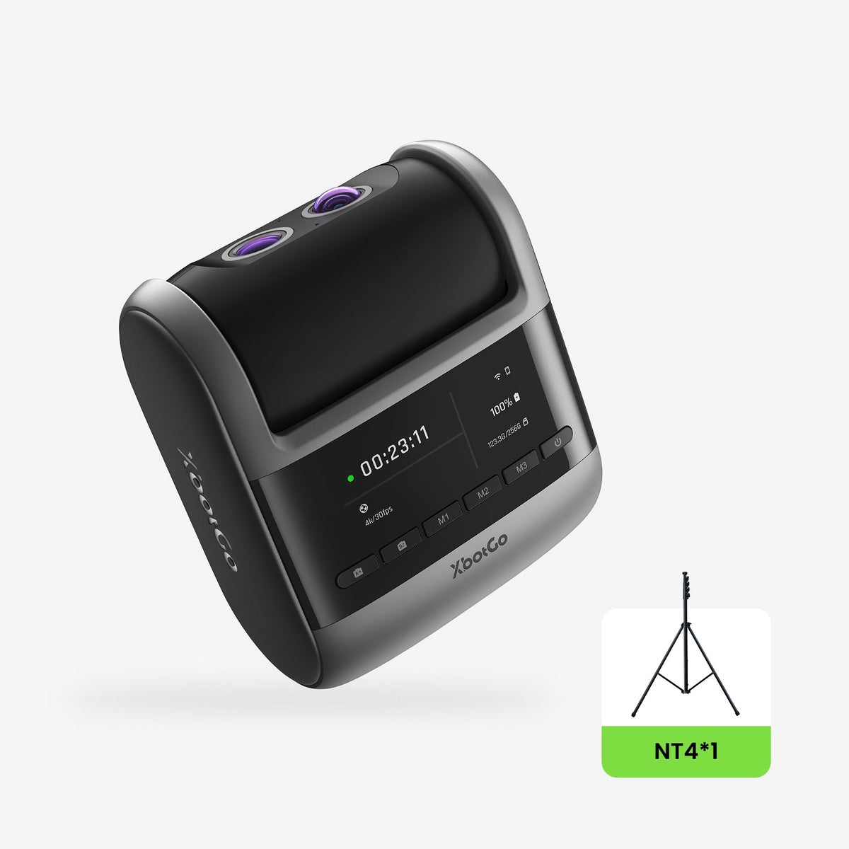 XbotGo Falcon 4K AI sports tracking camera lifetime free cloud storage sports video recording