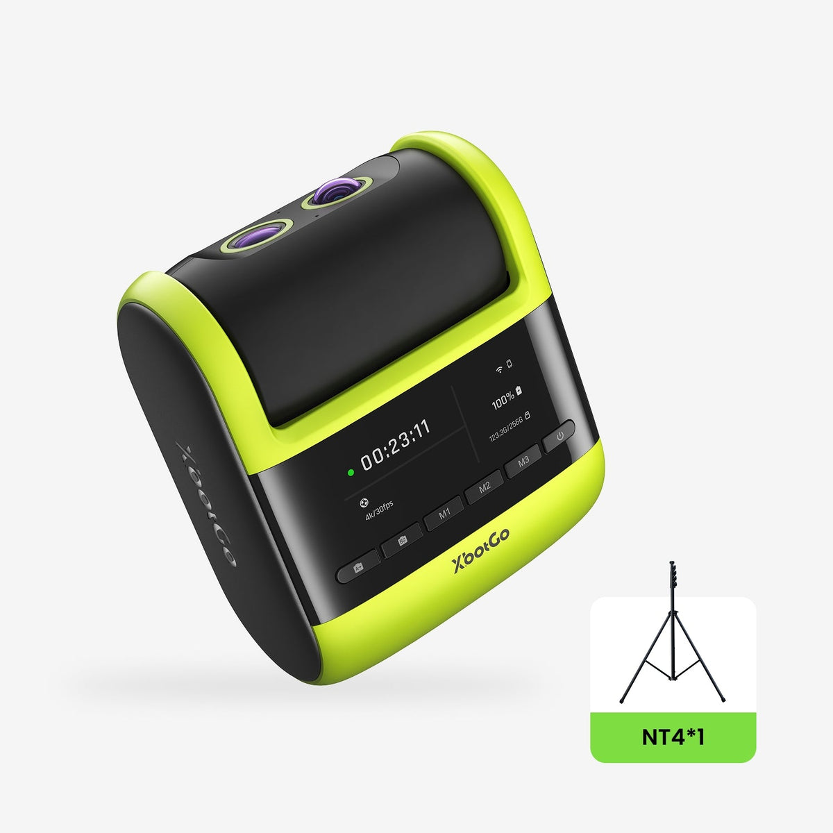 XbotGo Falcon 4K AI sports tracking camera lifetime free cloud storage sports video recording